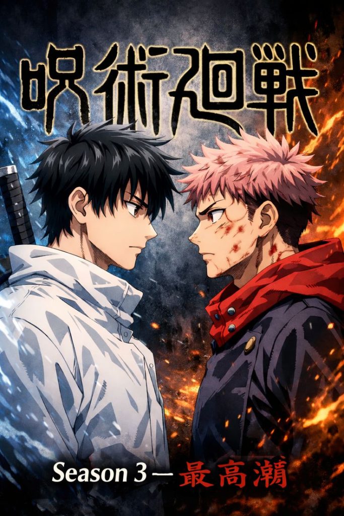 Jujutsu Kaisen Season 03 Hindi Dubbed Episodes [Multi-Audio]